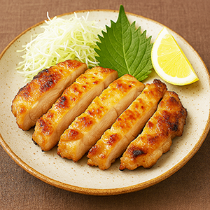 鶏もも肉の塩こうじ焼き