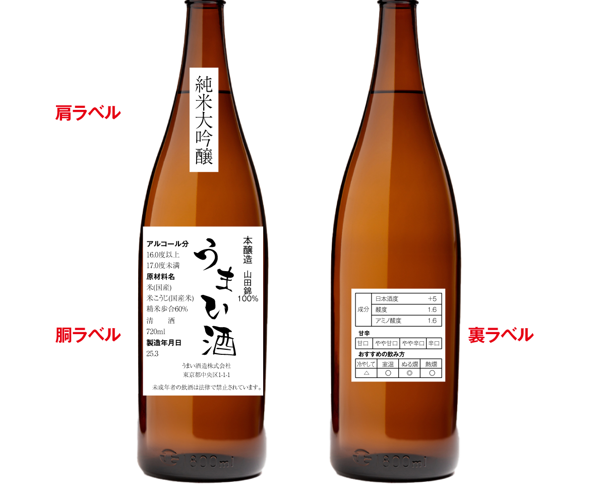 日本酒ラベル