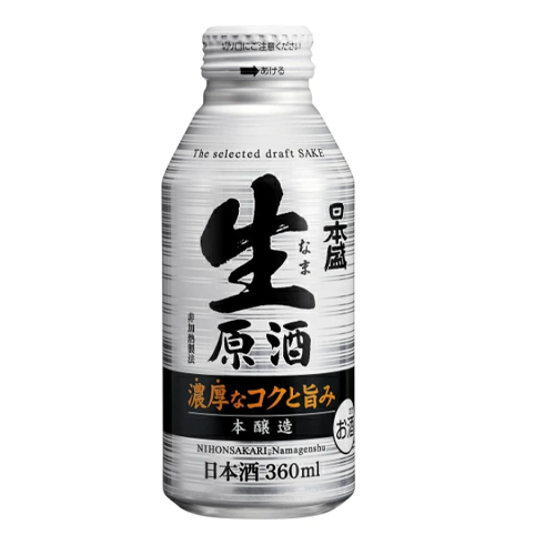 日本盛-生原酒-ボトル缶